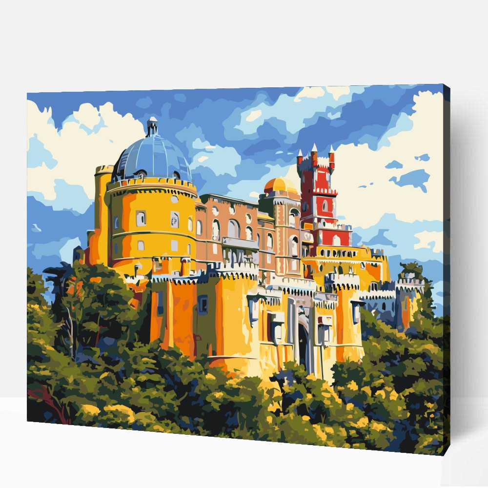Sintra - Pena palota számfestő 1 Sintra - Pena palota számfestő