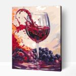 Vízból készült bor számfestő