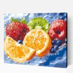 Lédűs gyümölcsök számfestő