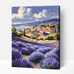 Tihanyi levendulamező számfestő