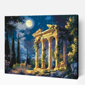 Arthemis romjai éjjel számfestő