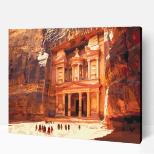 Monumentális Petra számfestő