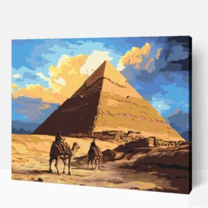 Túra a Gízai Nagy Piramishoz számfestő