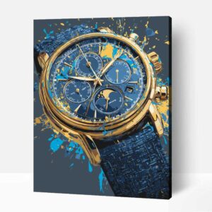 Férfi karóra  számfestő