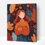 Őszi hangulatban számfestő