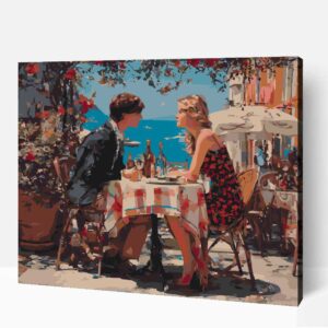 Mediterrán randi számfestő