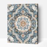 Díszes csempe számfestő