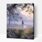 Séta a ködben számfestő