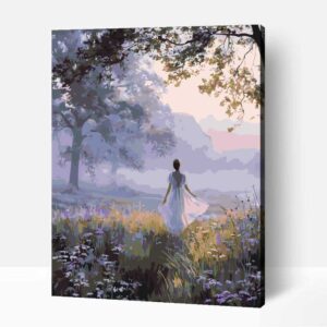 Séta a ködben számfestő