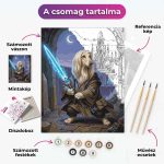 Galaktikus harcos kisállat - arccserés számfestő - Image 2