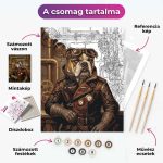Steam Punk kisállat - arccserés számfestő - Image 2