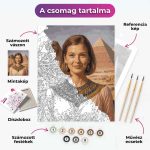 Egyiptomi nő - arccserés számfestő - Image 2
