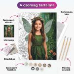 Tündér lány - arccserés számfestő - Image 2