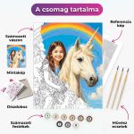 Lovaglás unikonison - arccserés számfestő - Image 2