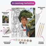 Túra a dínóval - arccserés számfestő - Image 2