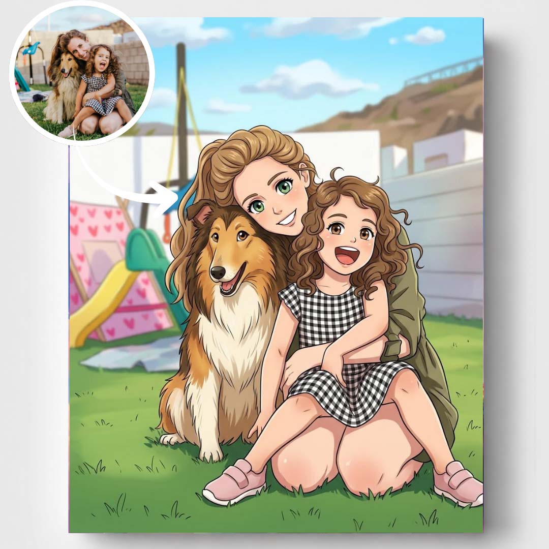 Termékképek - anime Anime stílusváltó számfestő - Image 1