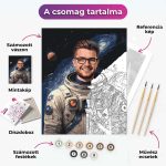 Asztronauta - arccserés számfestő - Image 2