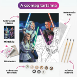 Csillagközi kaland stílusváltó számfestő - Image 2