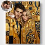 Klimt stílusváltó számfestő
