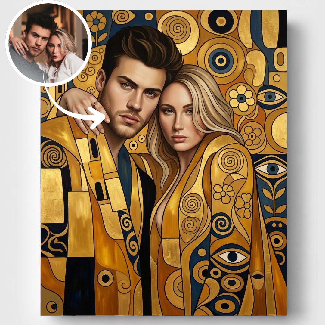 Termékképek - faceswap-termékkép Klimt stílusváltó számfestő - Image 1
