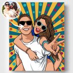 Pop-art stílusváltó számfestő