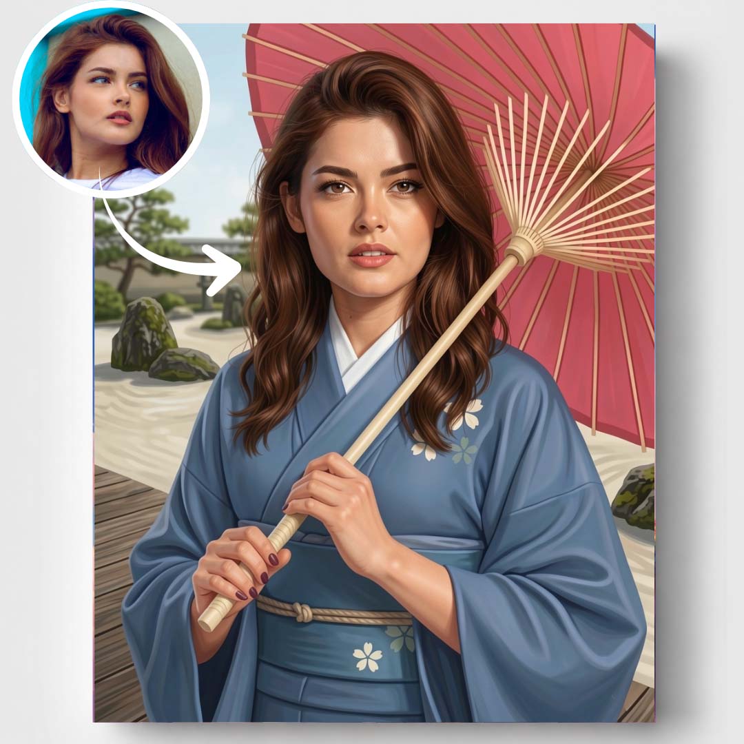 Termékképek - japan-zenkert Séta a japán zenkertben - arccserés számfestő - Image 1