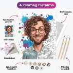Karikatúra stílusváltó számfestő - Image 2