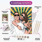 Pop-art stílusváltó számfestő - Image 2