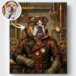 Steam Punk kisállat - arccserés számfestő