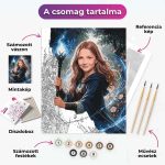 Varázsló lány - arccserés számfestő - Image 2