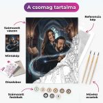 Varázslóiskola stílusváltó számfestő - Image 2